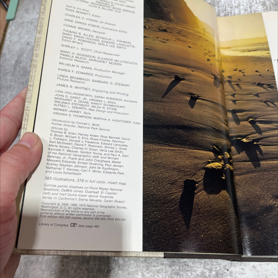 the new america's wonderlands our national parks book, by unknown, 1975 Hardcover image 3