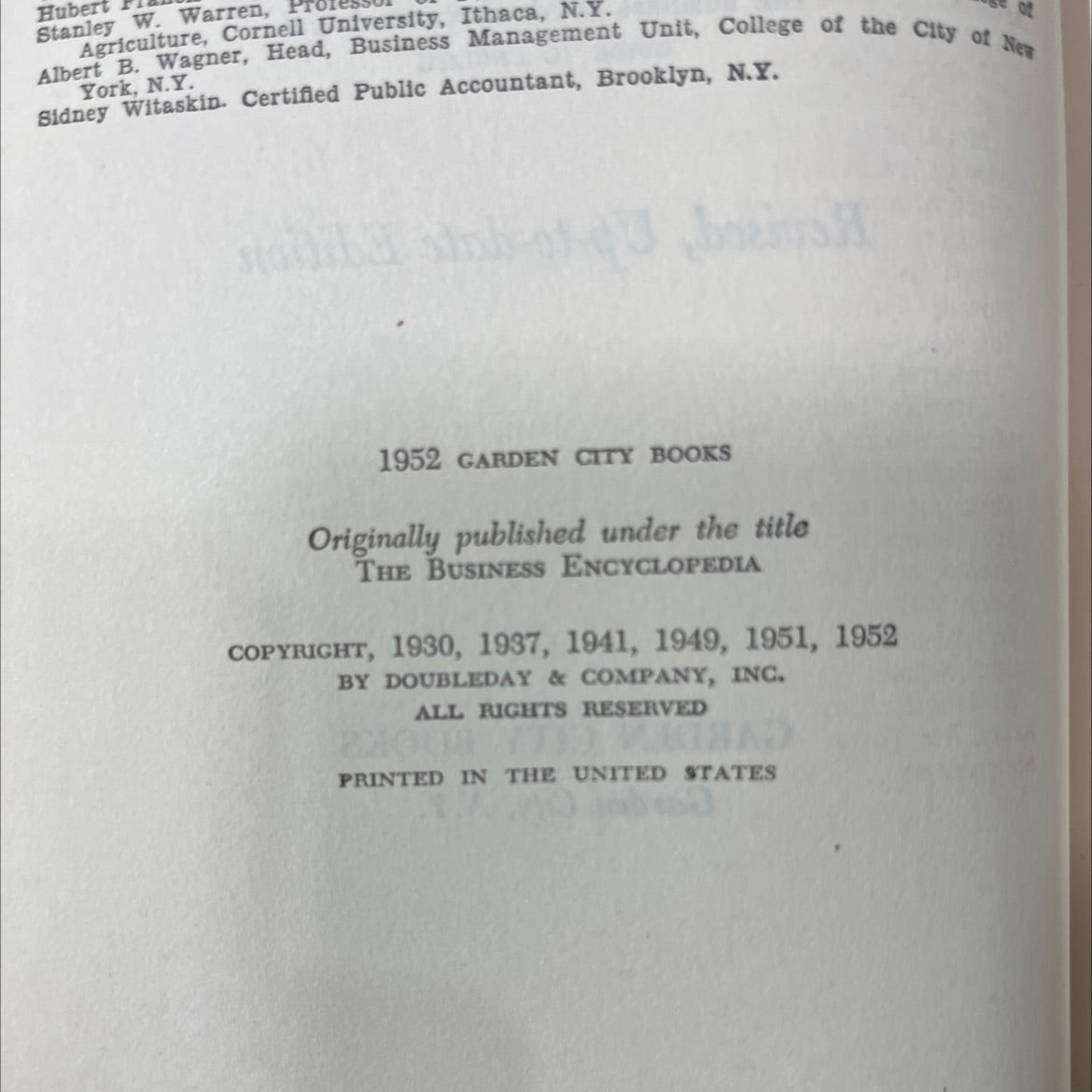 the new business encyclopedia book, by henry marshall, 1952 Hardcover image 3