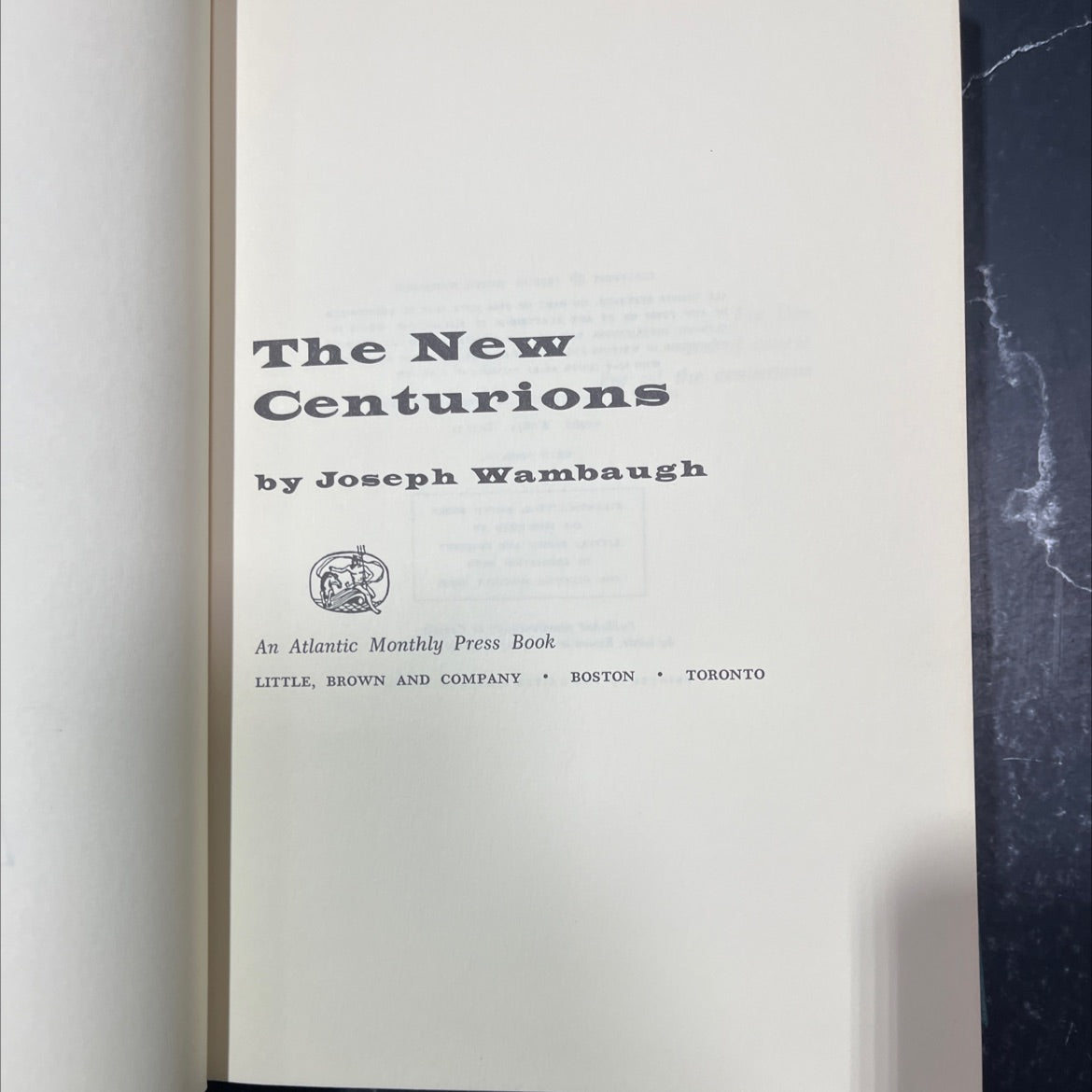 SIGNED the new centurions book, by joseph wambaugh, 1970 Hardcover image 2