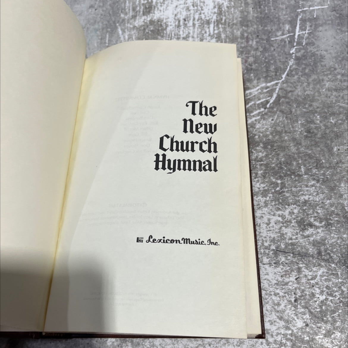 the new church hymnal book, by natz janoti, 1976 Hardcover image 2