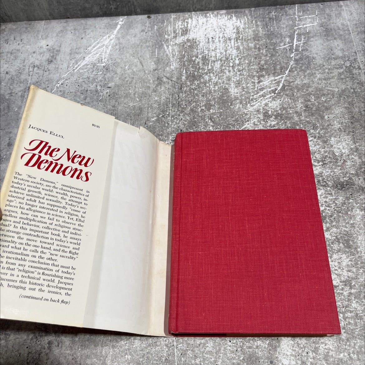 the new demons book, by jacques ellul, 1975 Hardcover image 4