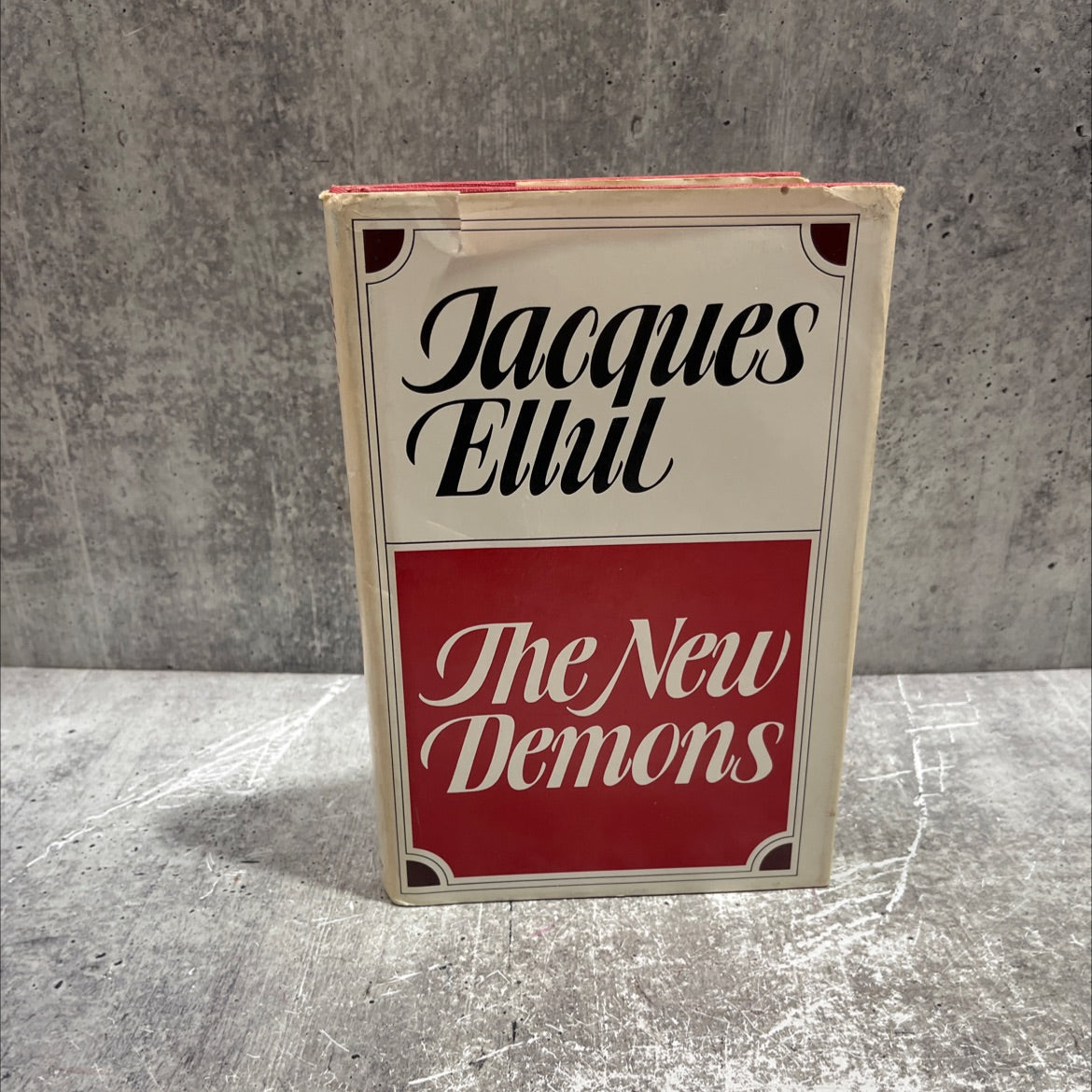 the new demons book, by jacques ellul, 1975 Hardcover image 1