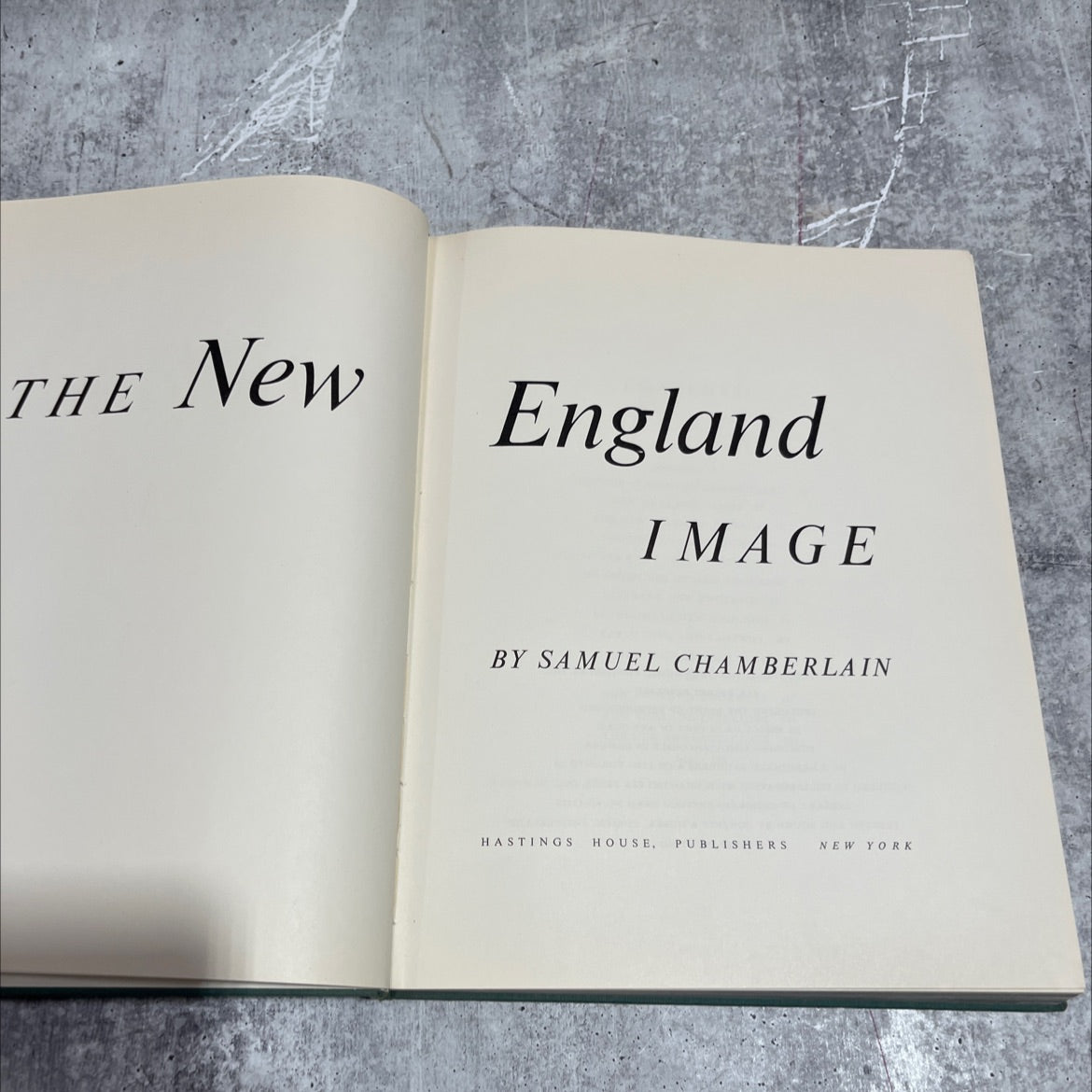 the new england image book, by samuel chamberlain, 1962 Hardcover image 2