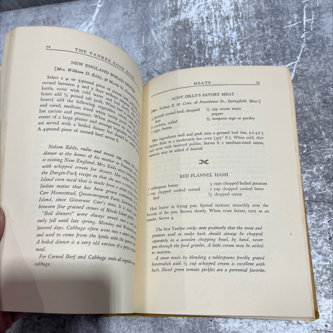 the new england yankee cook book book, by imogene wolcott, 1939 Hardcover image 4