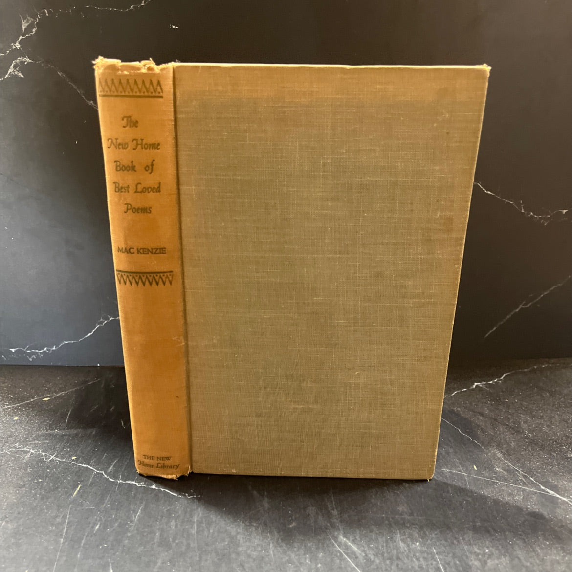 the new home book of best loved poems book, by richard charlton mackenzie, 1946 Hardcover image 1