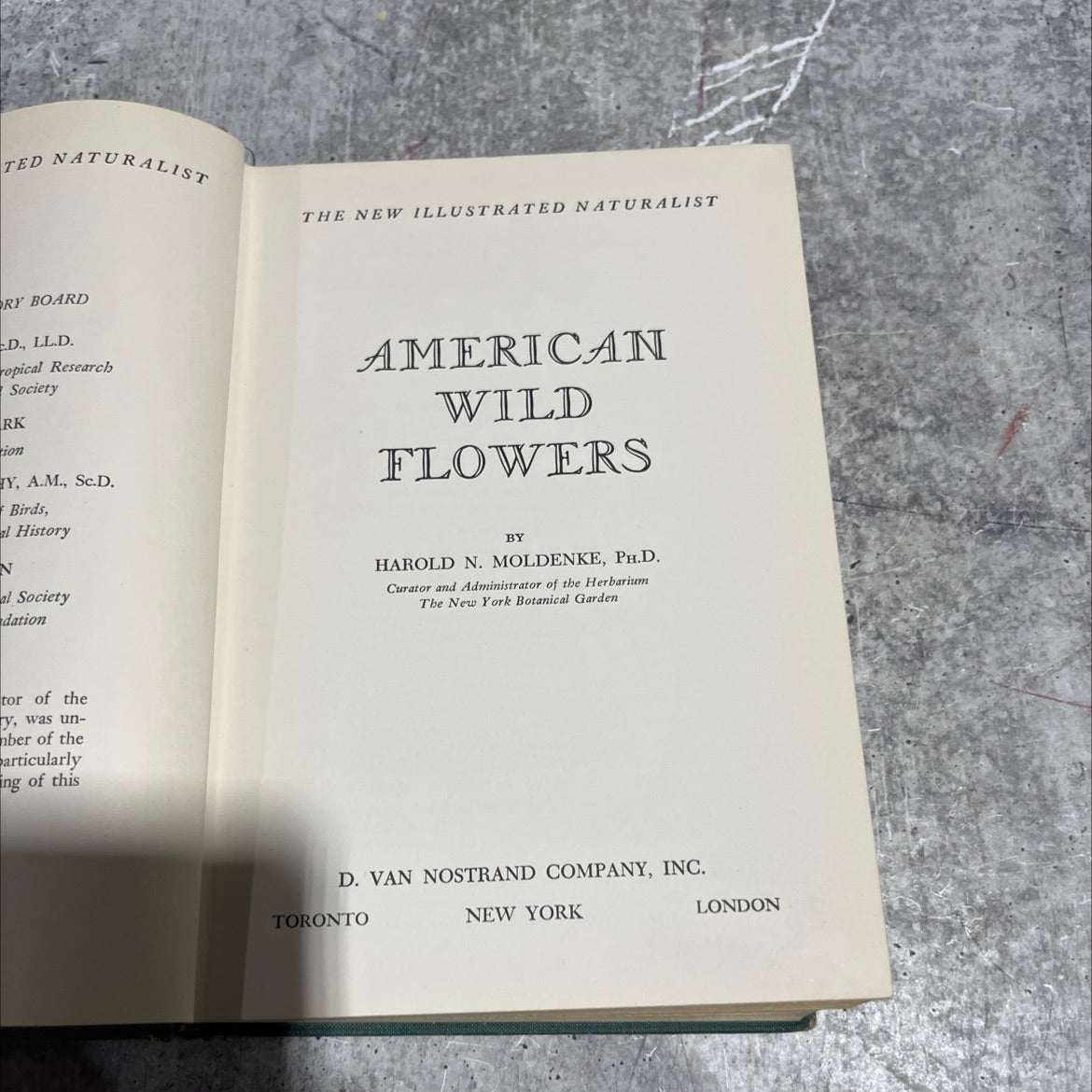 the new illustrated naturalist american wild flowers book, by harold n. moldenke, 1949 Hardcover image 2