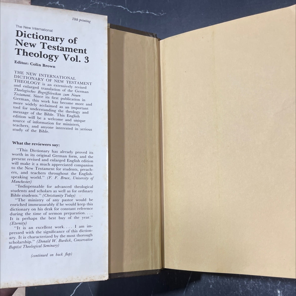 the new international dictionary of new testament theology book, by Colin Brown, 1978 Hardcover image 4