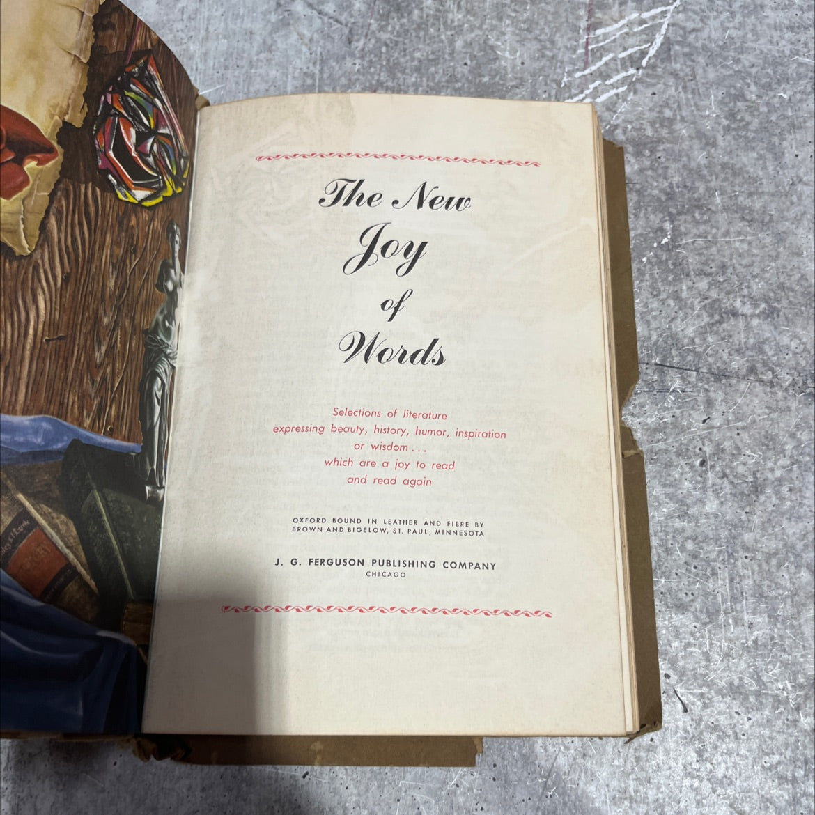 the new joy of words book, by unknown, 1961 Paperback image 2