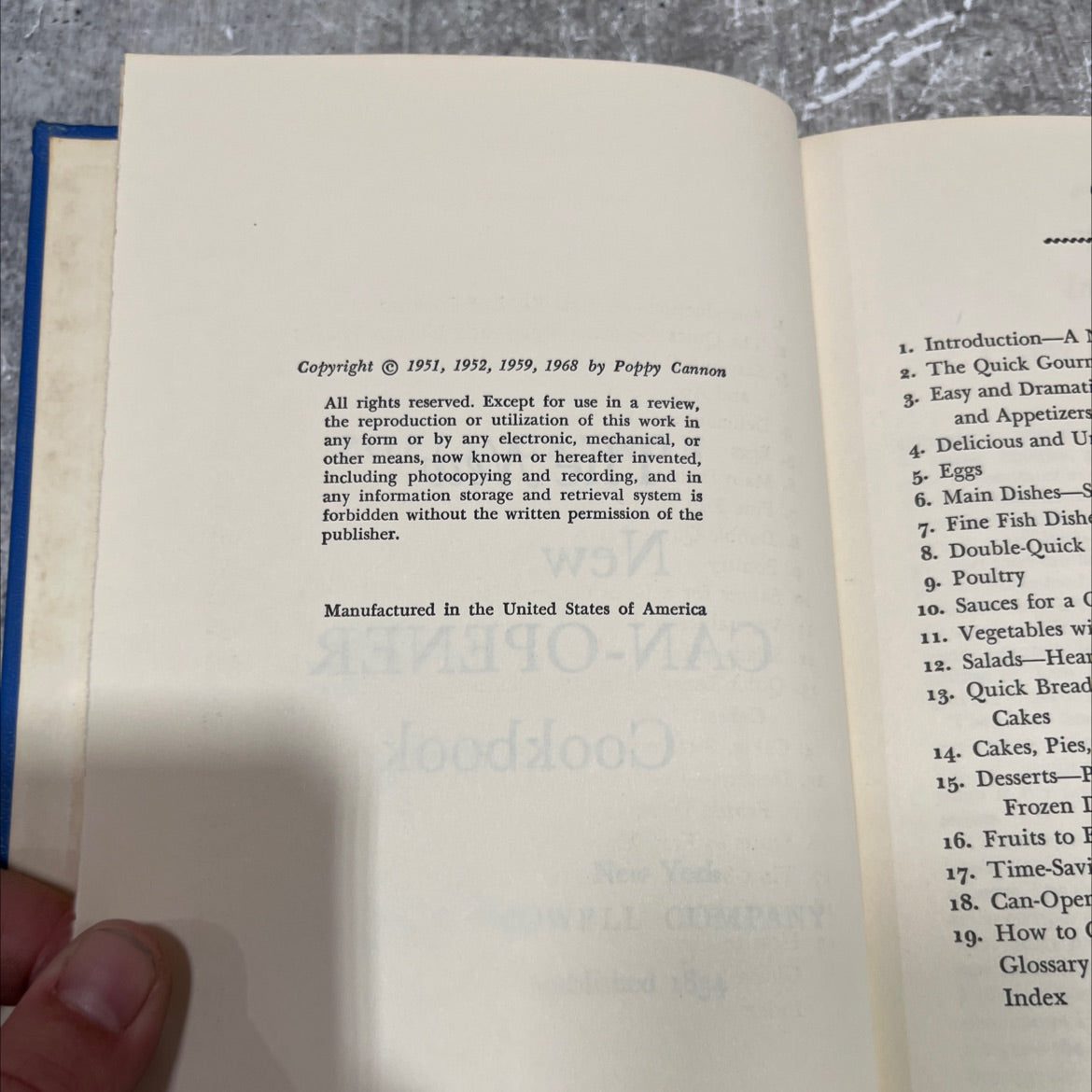 the new new can-opener cookbook book, by poppy cannon, 1968 Hardcover image 3