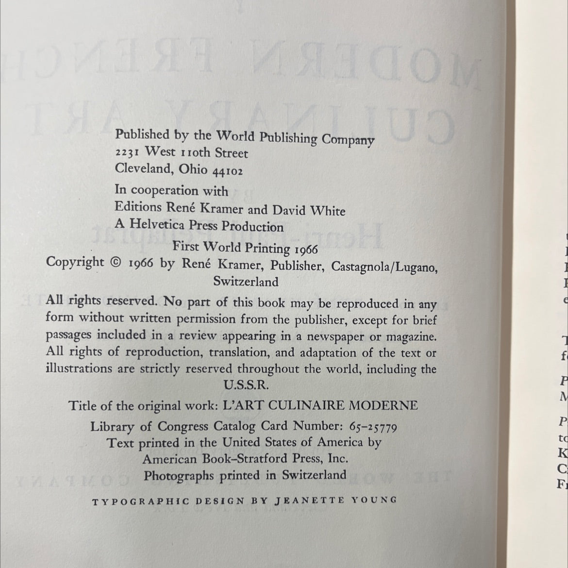 the new pellaprat modern french culinary art book, by henri-paul pellaprat, 1966 Hardcover image 3