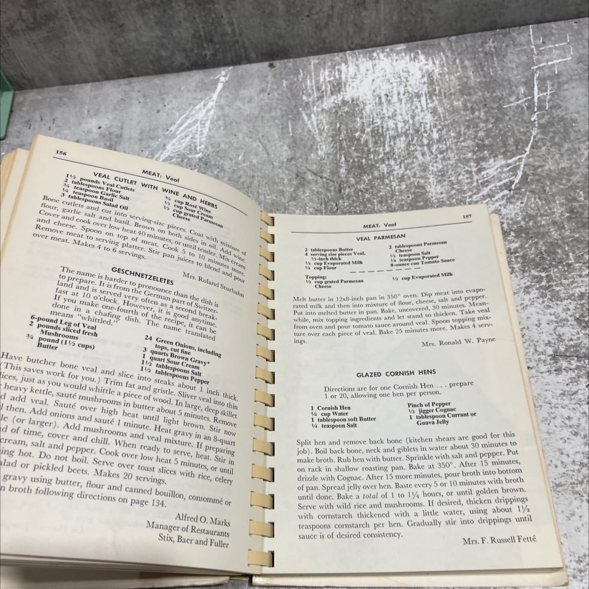 the new saint louis symphony of cooking book, by Women's Association St. Louis Symphony Society, 1972 Hardcover image 4