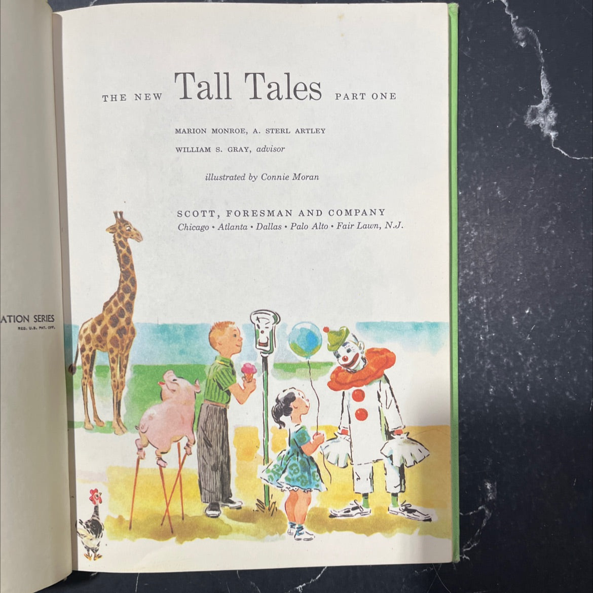 the new tall tales part one book, by marion monroe, a. sterl artley, 1959 Hardcover image 2