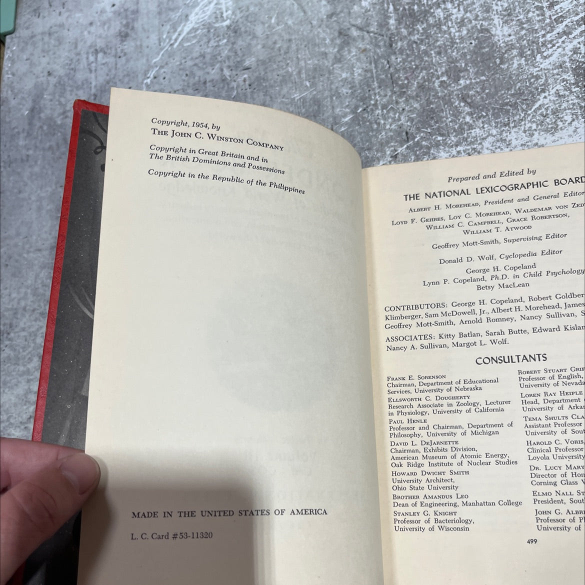 the new wonder book cyclopedia of world knowledge book, by albert h. morehead, 1954 Hardcover image 3