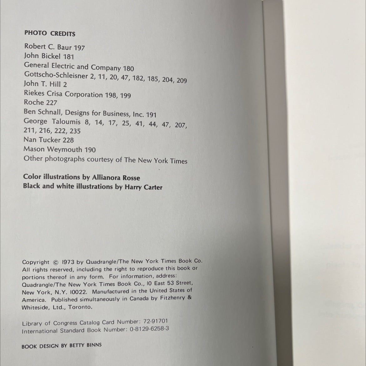 the new york times book of house plants book, by unknown, 1973 Hardcover image 3