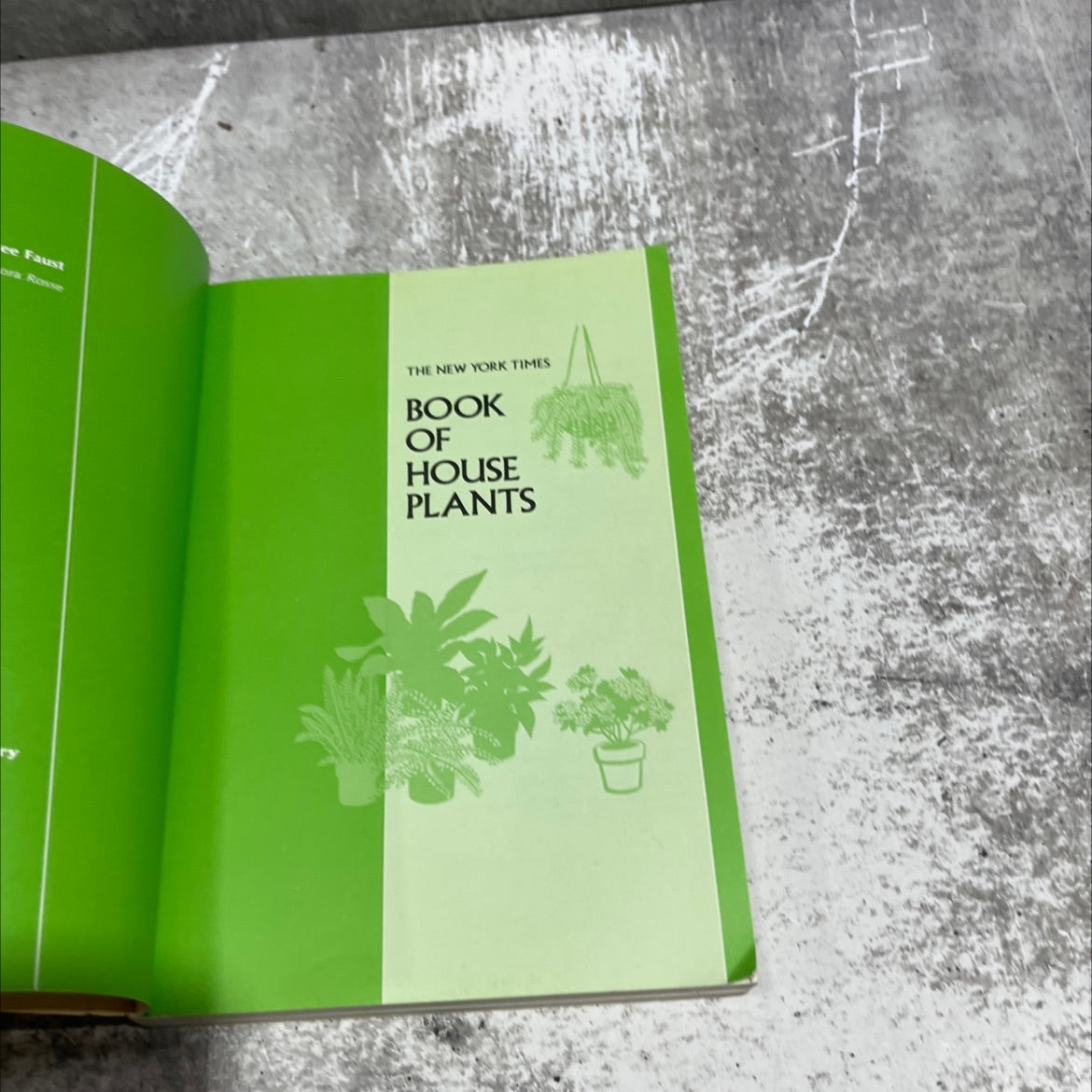 the new york times book of house plants book, by allianora rosse, 1973 Paperback image 2