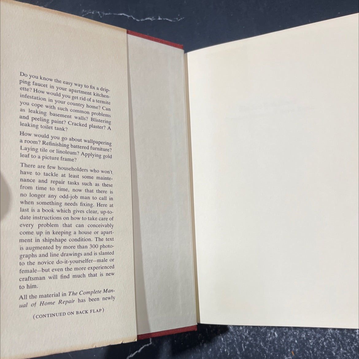 the new york times complete manual of home repair book, by bernard gladstone, 1970 Hardcover image 4