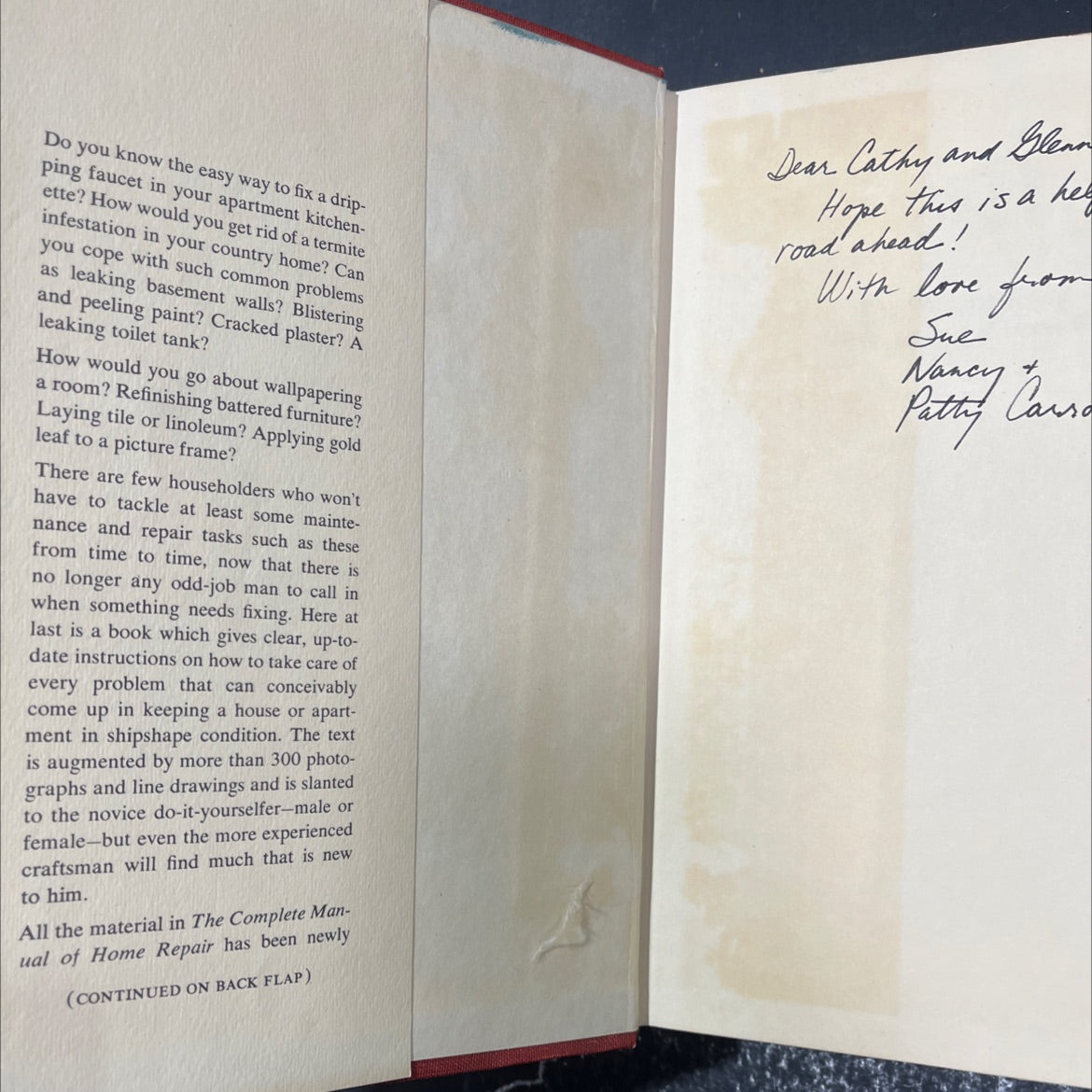 the new york times complete manual of home repair book, by bernard gladstone, 1971 Hardcover image 4