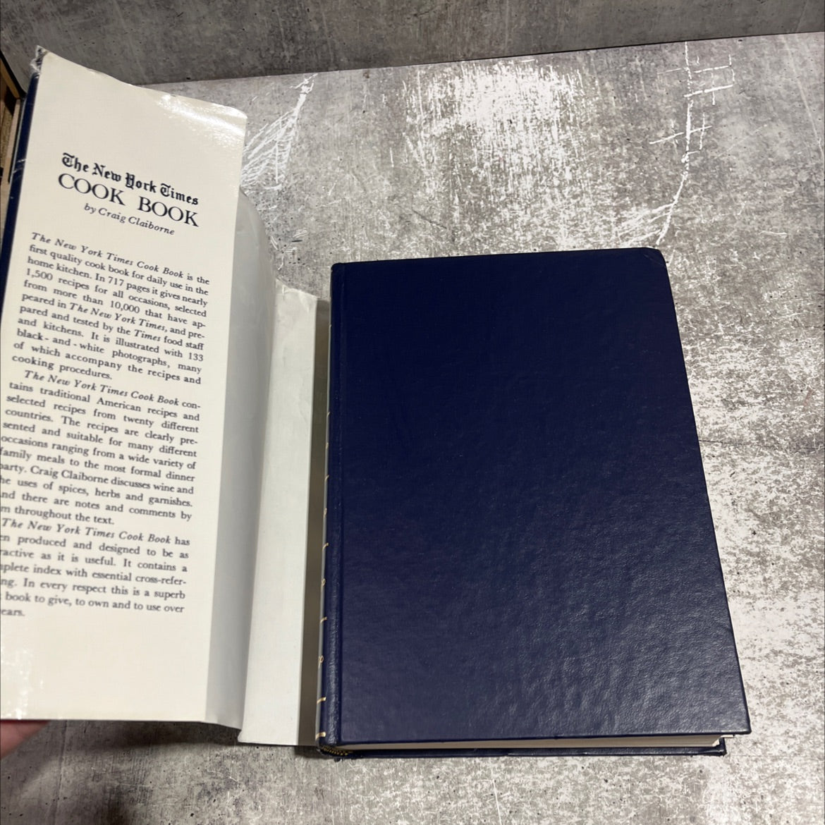 the new york times cook book book, by craig claiborne, 1961 Hardcover image 4