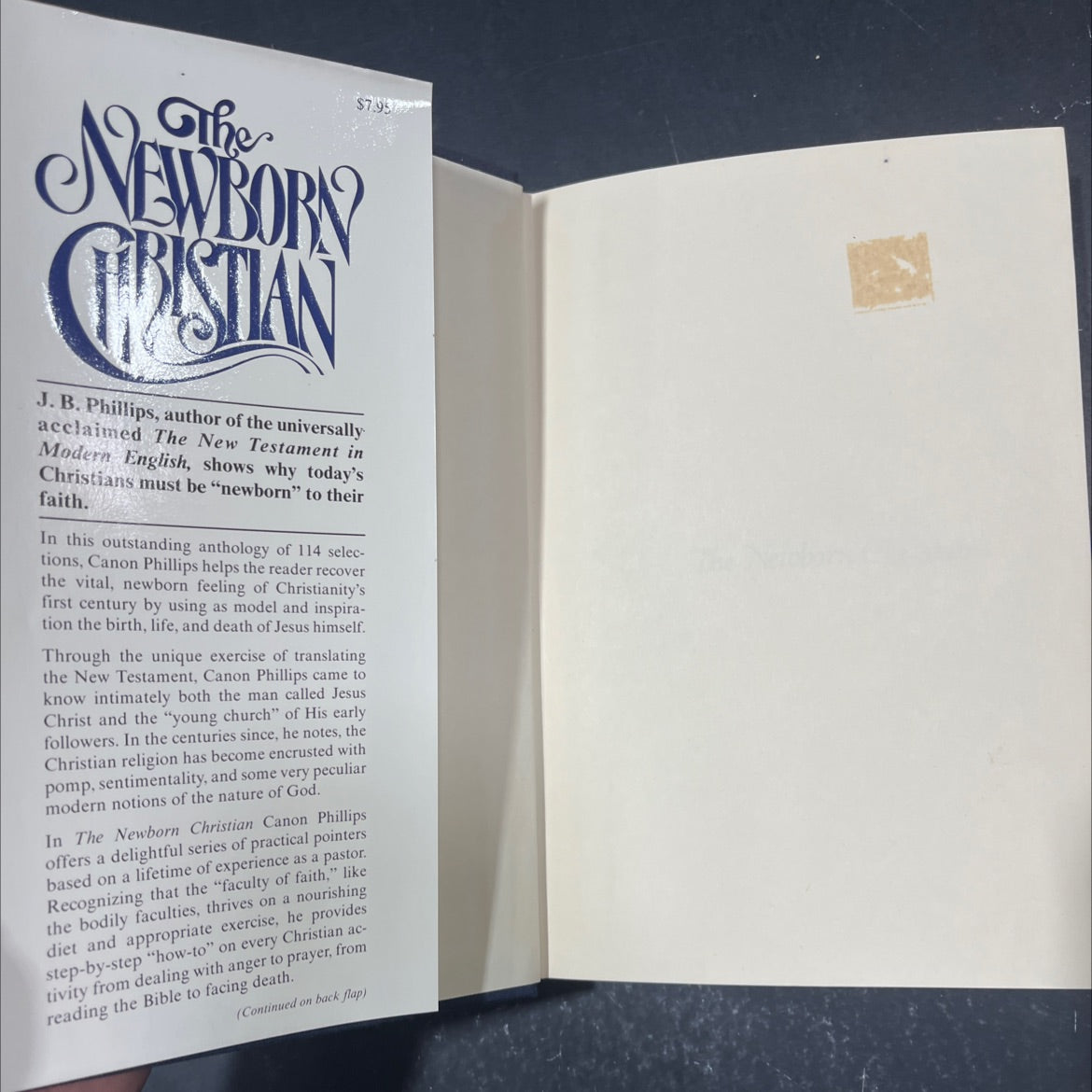 the newborn christian book, by j. b. phillips, 1978 Hardcover image 4