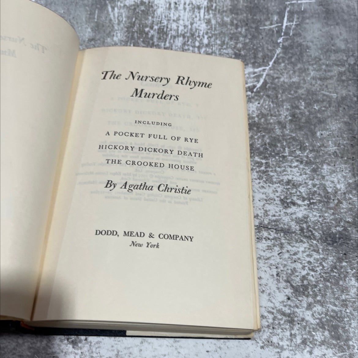 the nursery rhyme murders including a pocket full of rye hickory dickory death the crooked house book, by agatha image 2