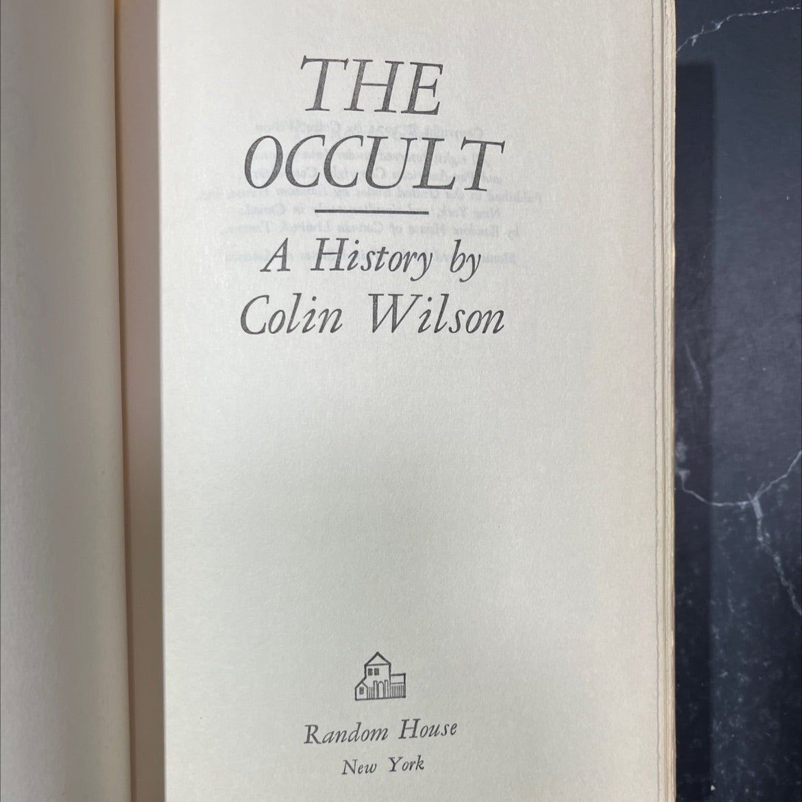 the occult book, by Colin Wilson, 1971 Hardcover image 2