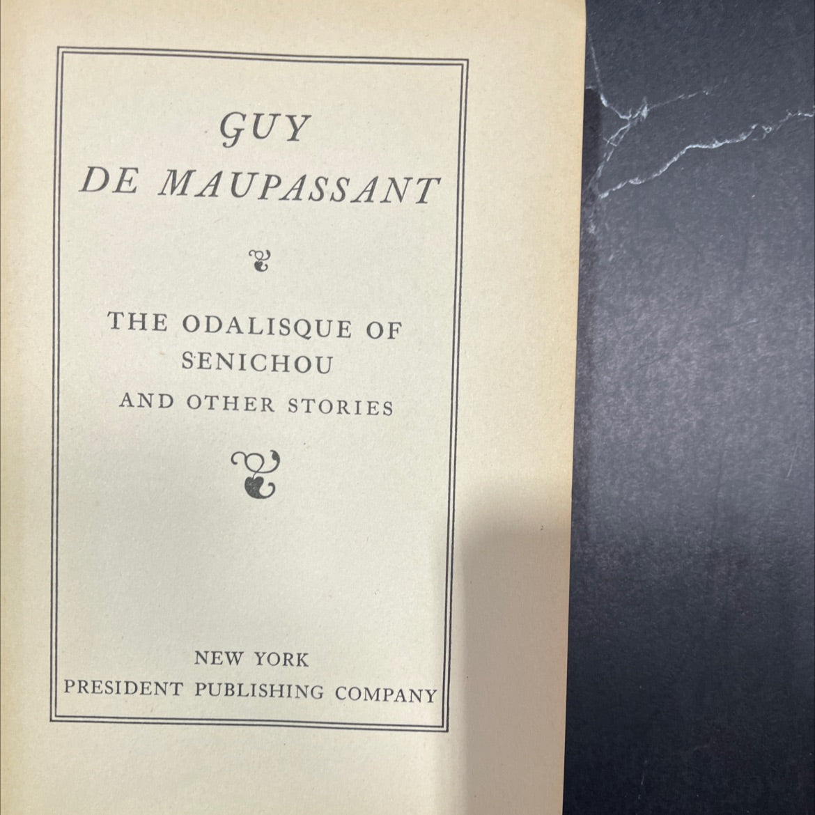 the odalisque of senichou and other stories book, by guy de maupassant, 1903 Hardcover image 2