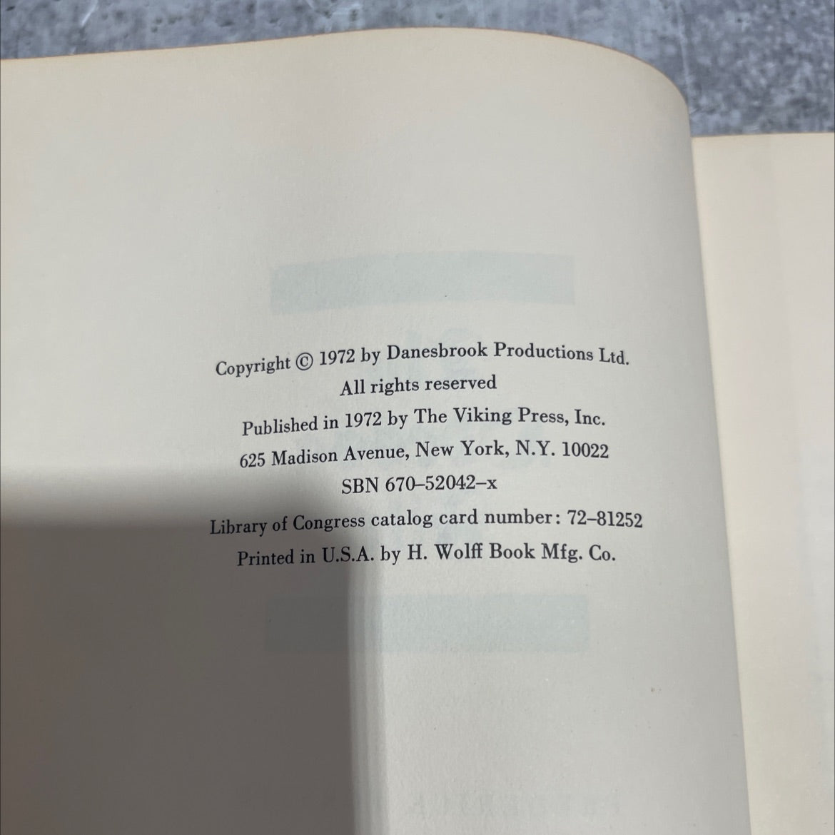 the odessa file book, by frederick forsyth, 1972 Hardcover image 3