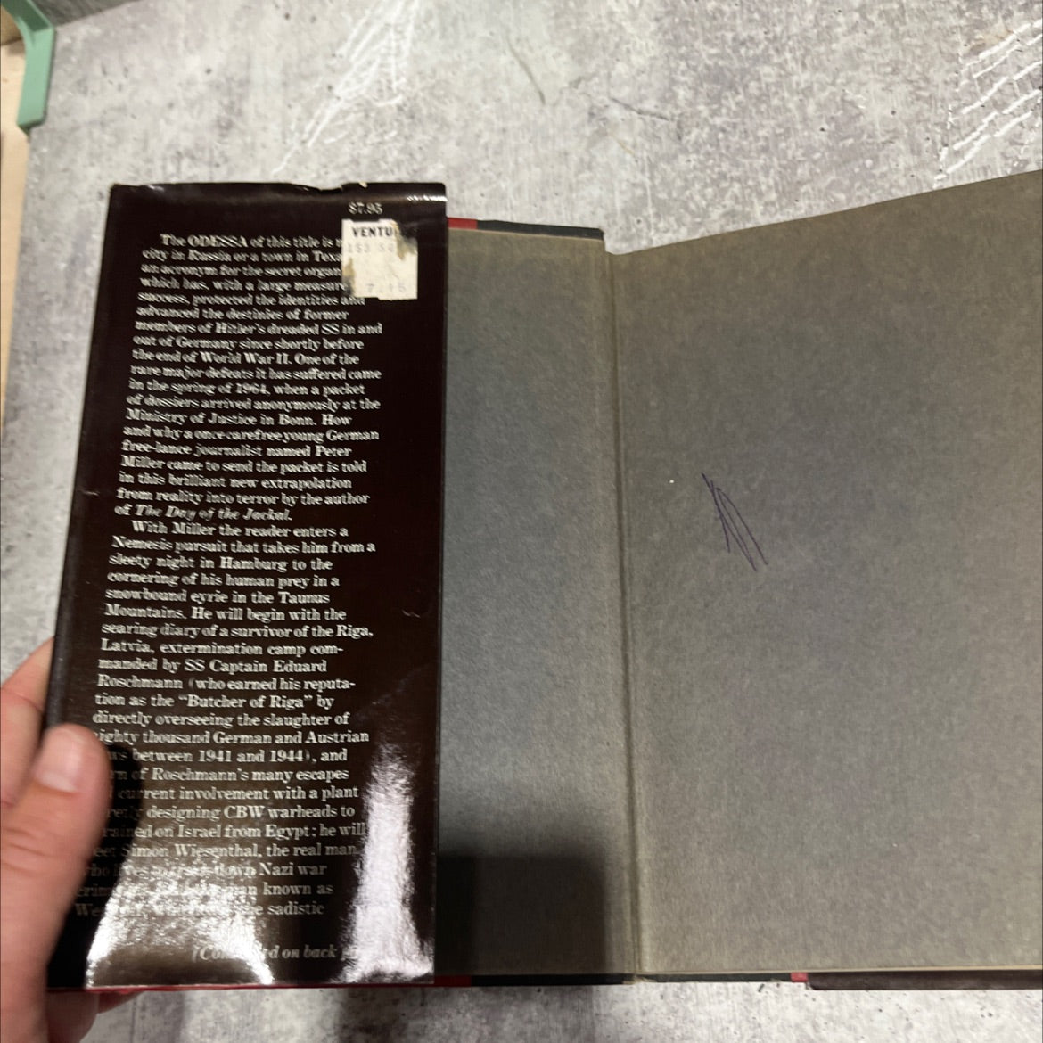 the odessa file book, by frederick forsyth, 1972 Hardcover image 4