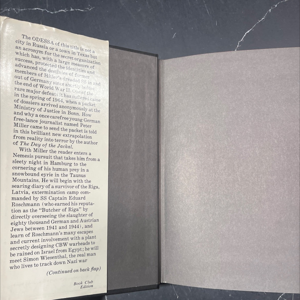 the odessa file book, by frederick forsyth, 1972 Hardcover image 4