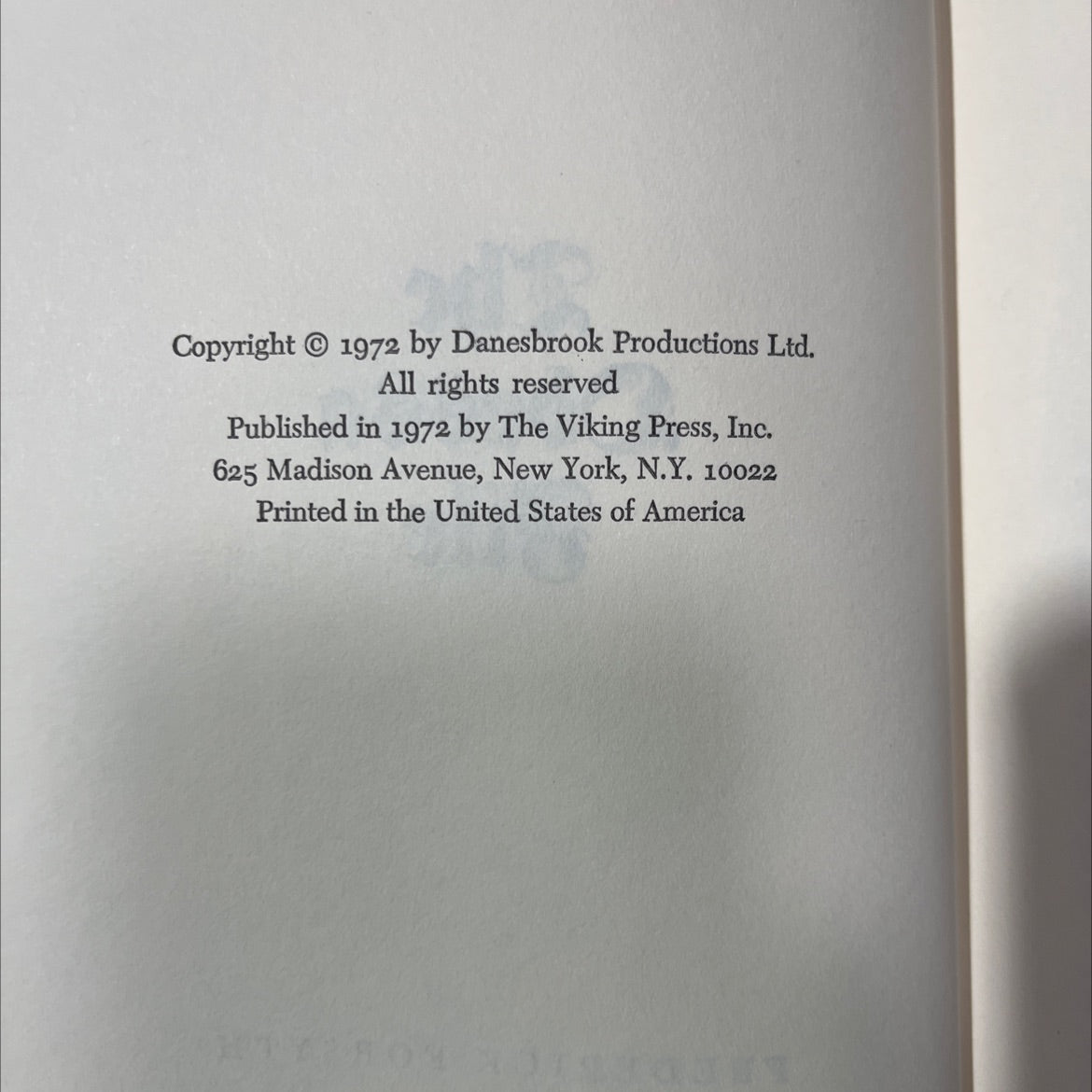 the odessa file book, by frederick forsyth, 1972 Hardcover image 3