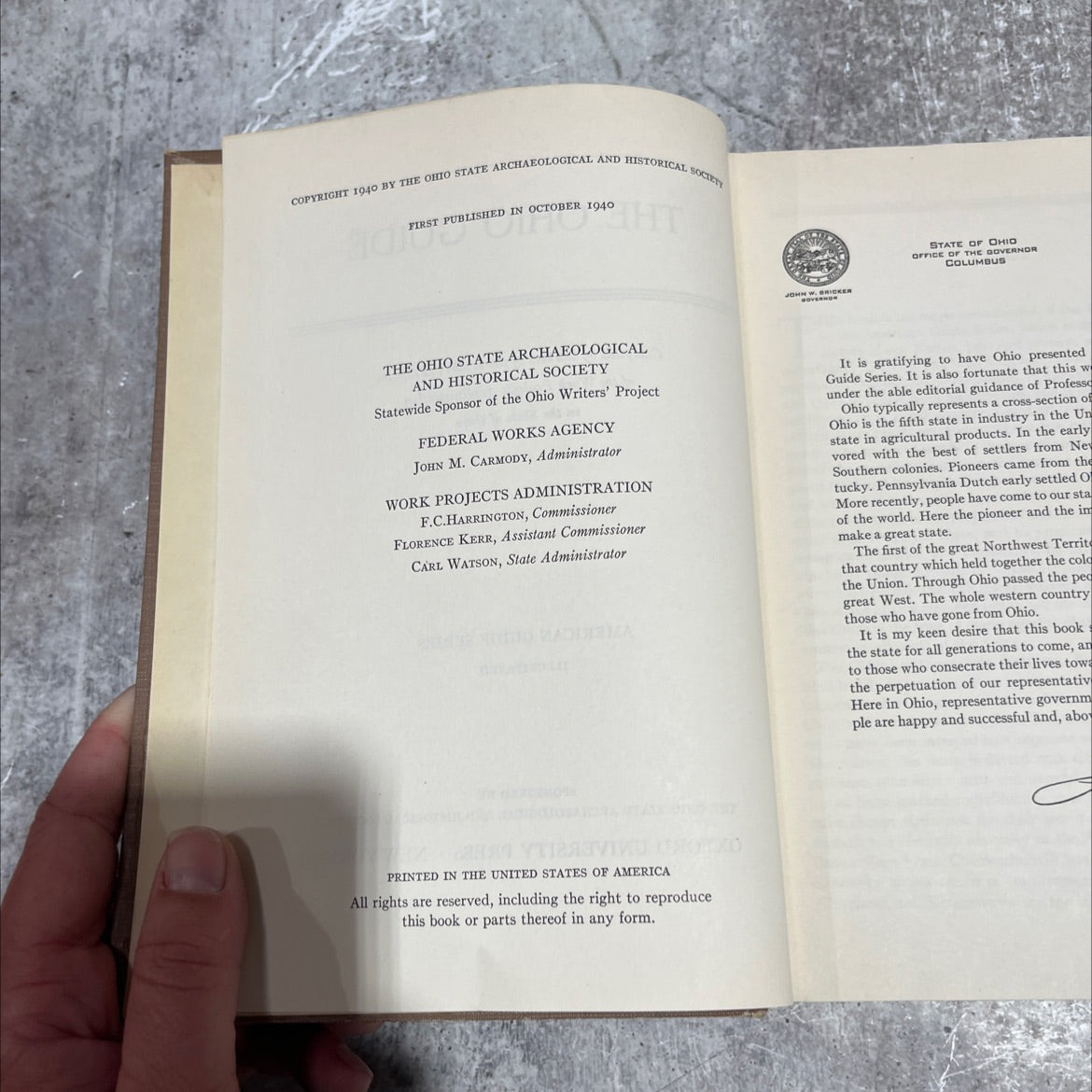 the ohio guide book, by workers of the writers' program of the work projects administration in the state of ohio, 1940 image 3