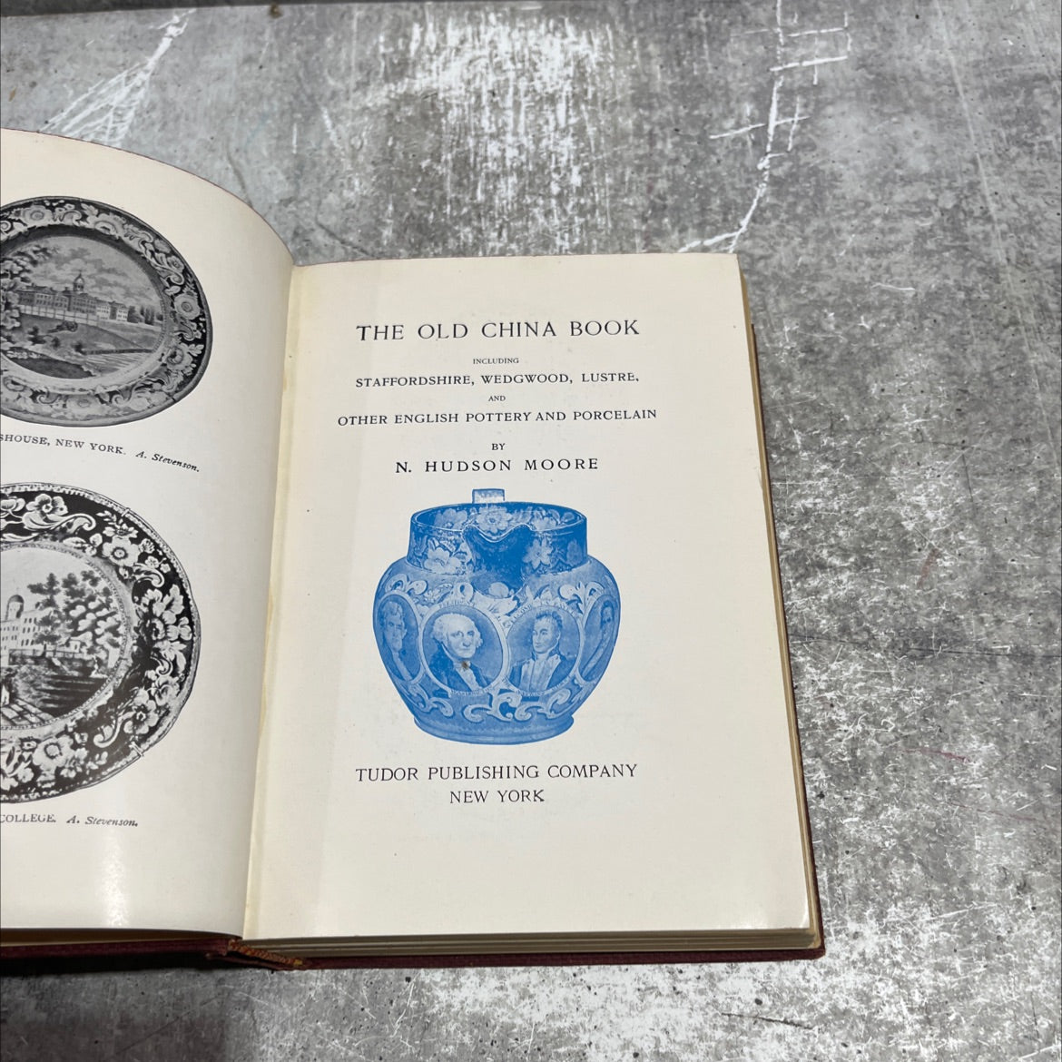 the old china book including staffordshire, wedgwood, lustre, and other english pottery and porcelain book, by n. image 2