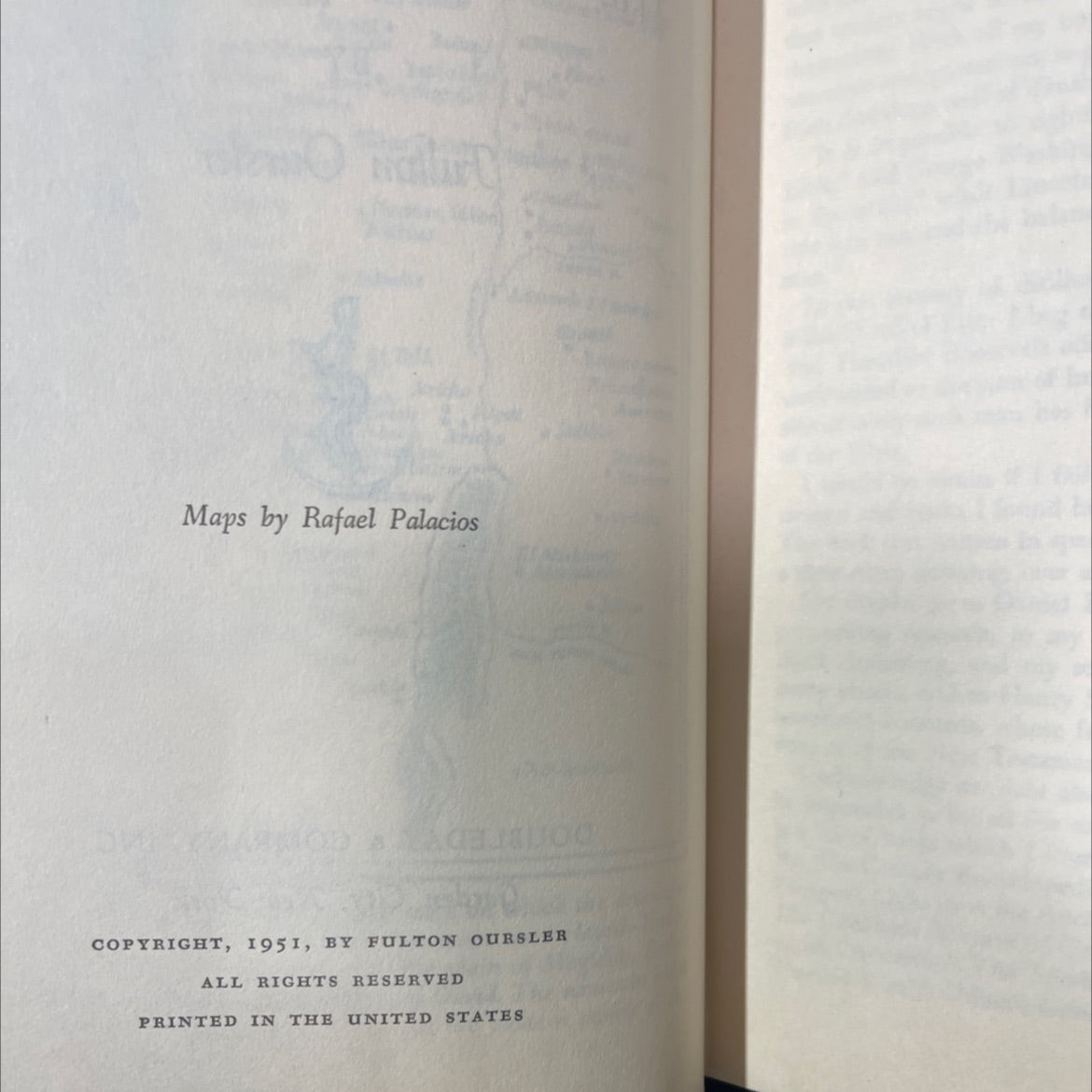 the old testament story book, by Fulton Oursler, 1951 Hardcover image 3