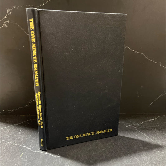 the one minute manager book, by Kenneth Blanchard, Spencer Johnson, 1982 Hardcover image 1