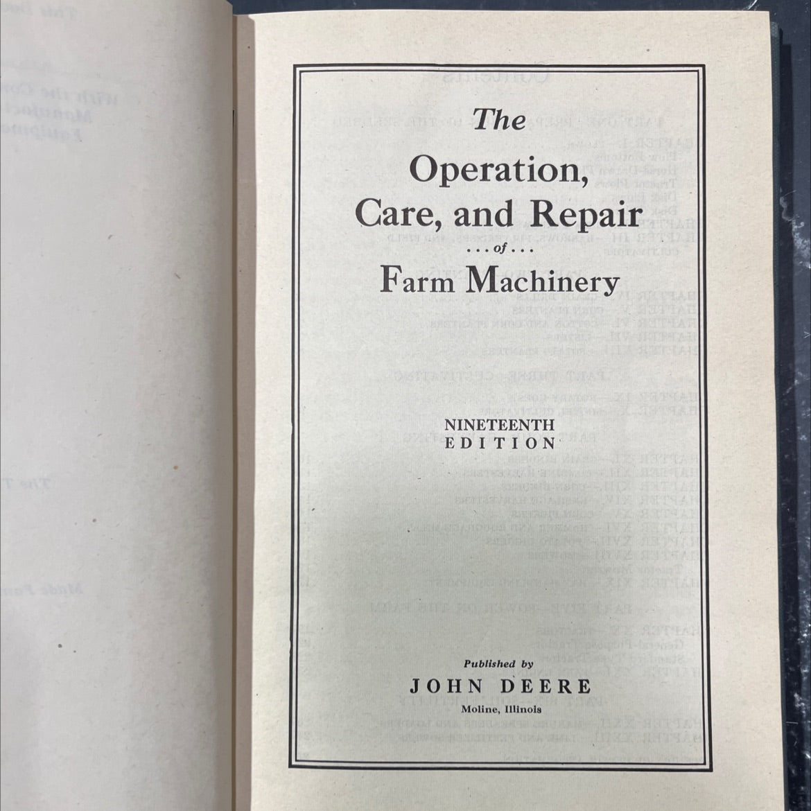 the operation, care, and repair of farm machinery book, by unknown, 1970 Hardcover image 3