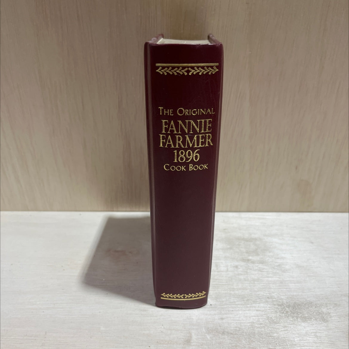 the original fannie farmer 1896 cook book the boston cooking-school book, by fannie merritt farmer, 1896 Leather image 4