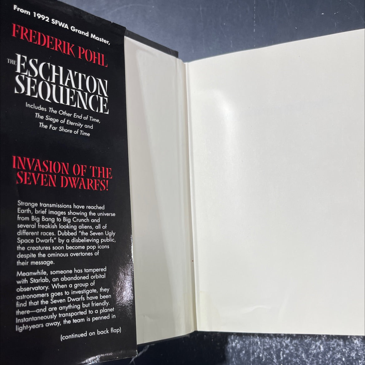 the other end of time book, by Frederik Pohl, 1996 Hardcover image 4