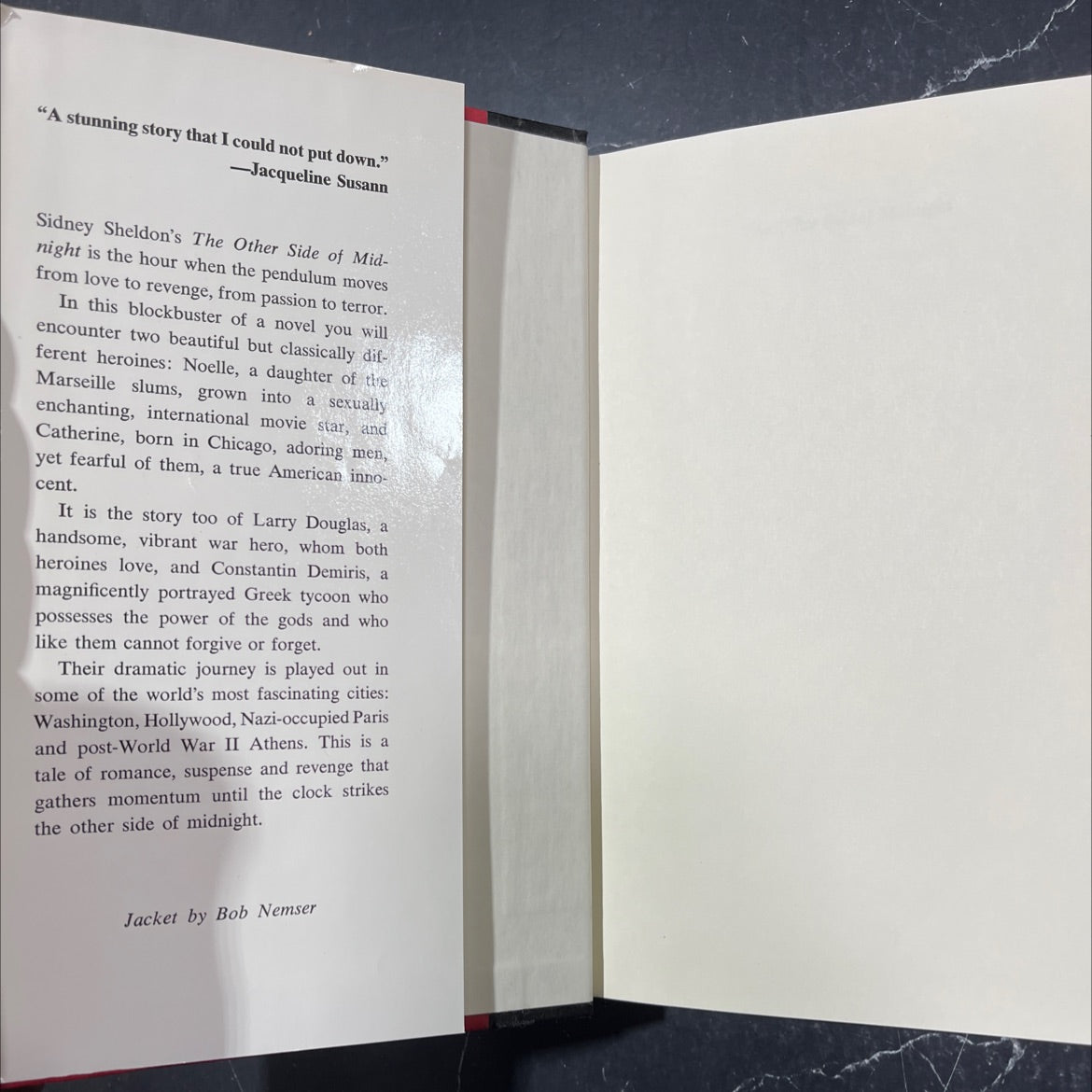 the other side of midnight book, by sidney sheldon, 1973 Hardcover image 4