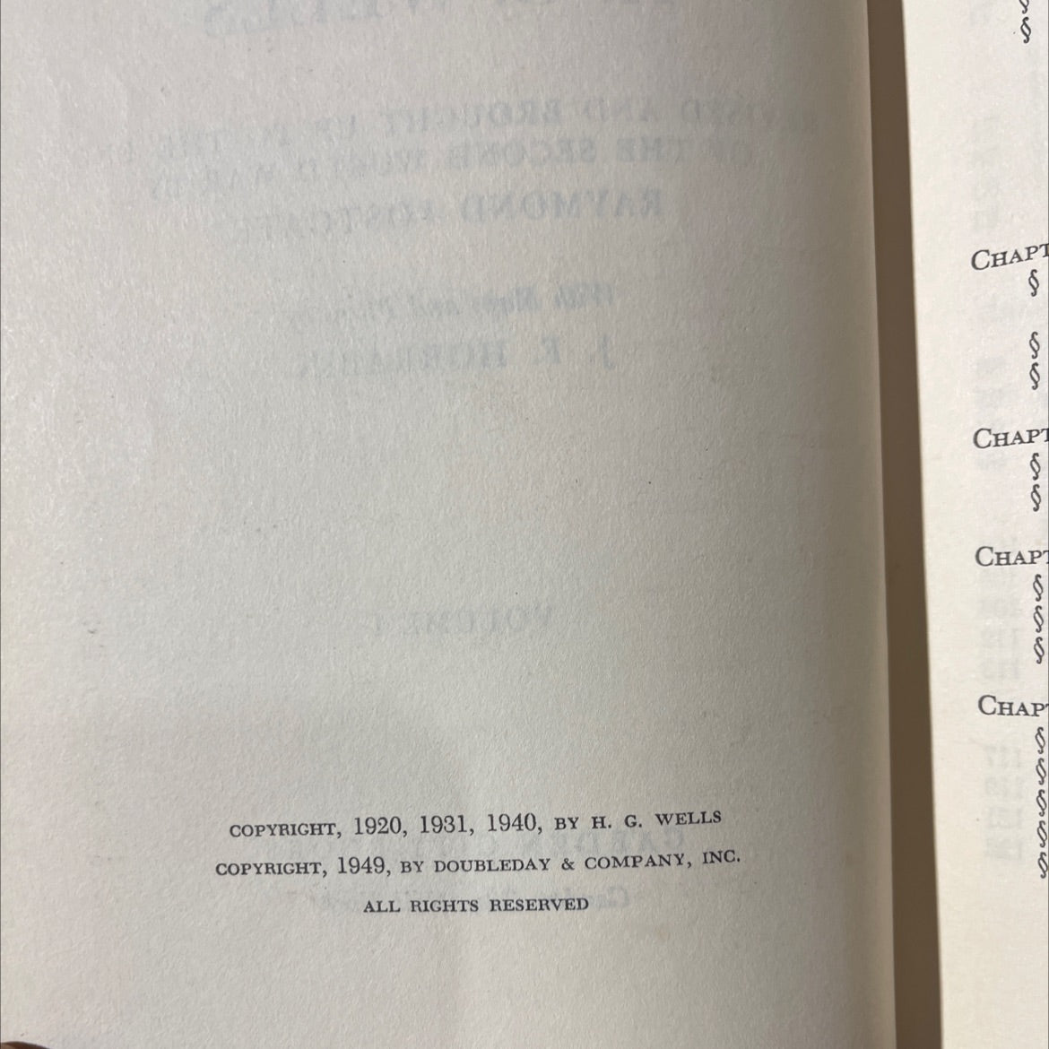 the outline of history being a plain history of life and mankind book, by h. g. wells, 1949 Hardcover image 3