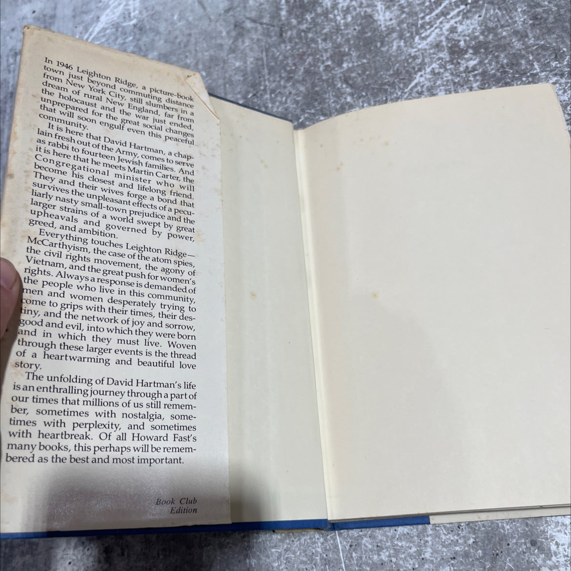 the outsider book, by Howard Fast, 1984 Hardcover image 4