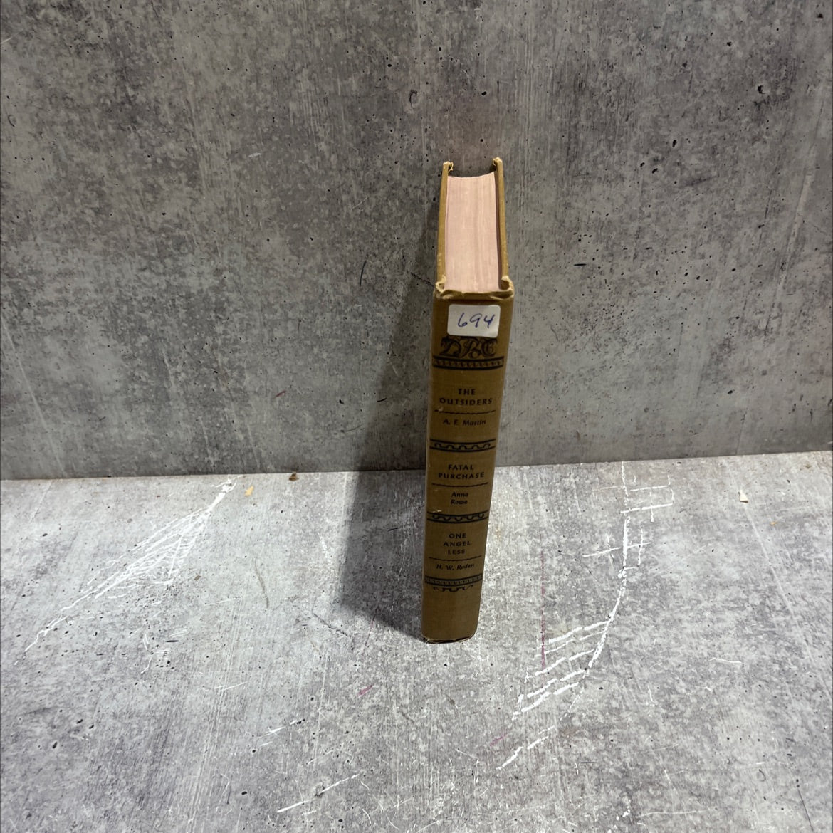 the outsiders book, by a. e. martin, 1945 Hardcover image 4
