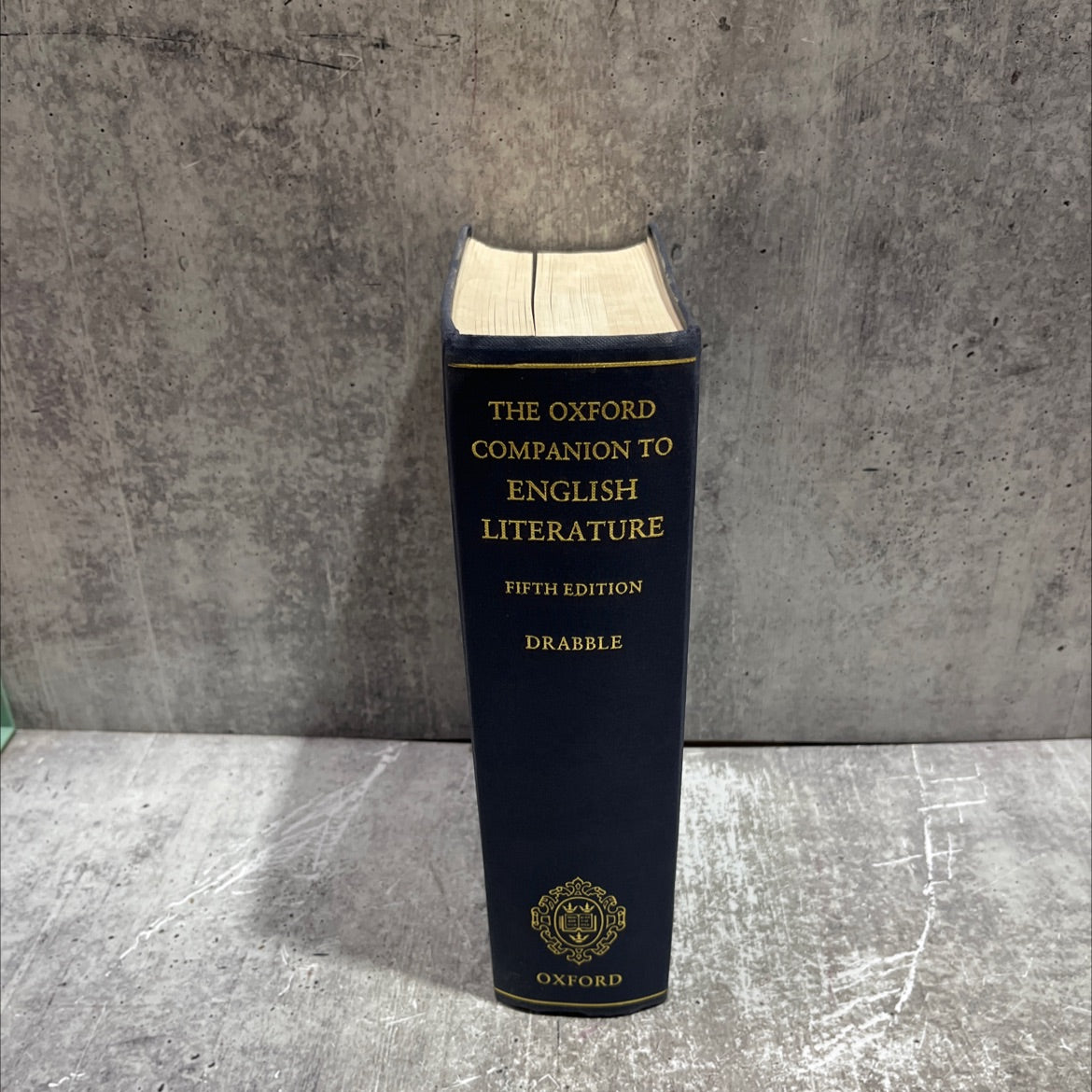 the oxford companion to english literature book, by margaret drabble, 1985 Hardcover image 4