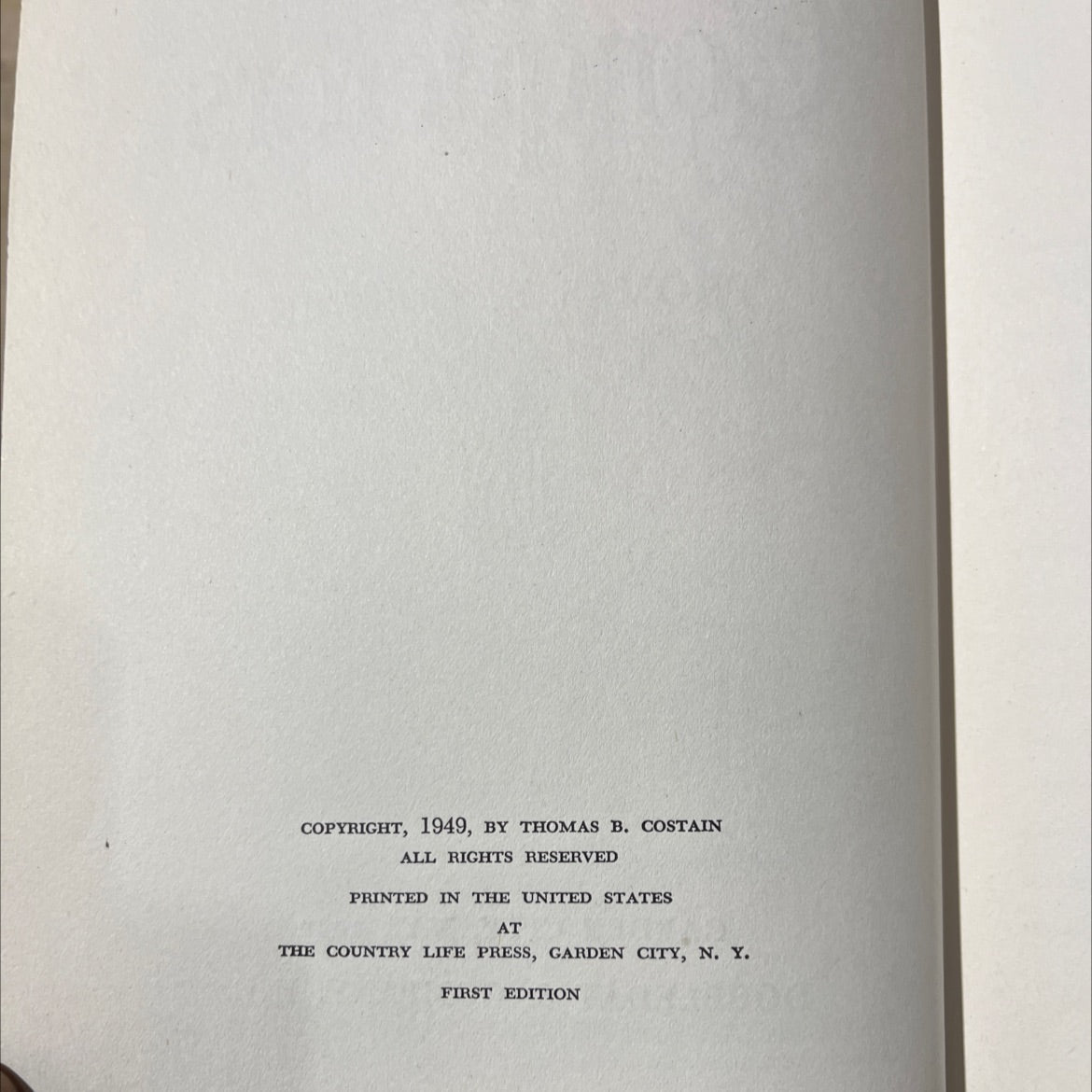the pageant of england book, by thomas b. costain, 1949 Hardcover image 3
