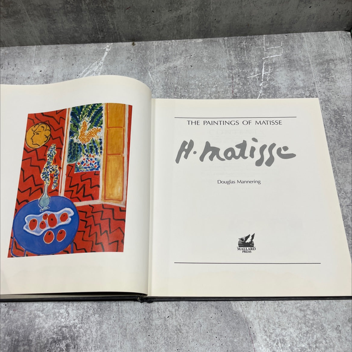 the paintings of matisse book, by Douglas Mannering, 1989 Hardcover image 2