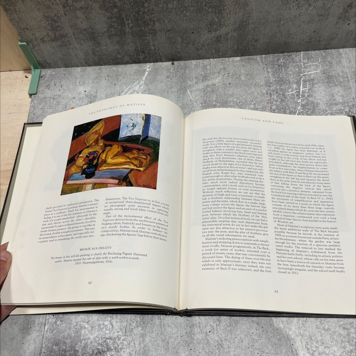the paintings of matisse book, by Douglas Mannering, 1989 Hardcover image 4