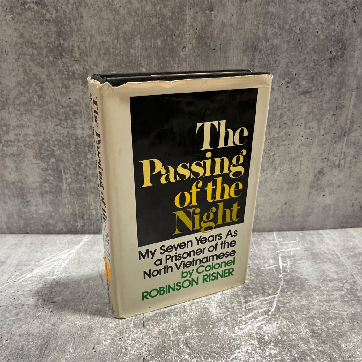 SIGNED the passing of the night book, by Robinson Risner, 1974 Hardcover, Vintage image 1