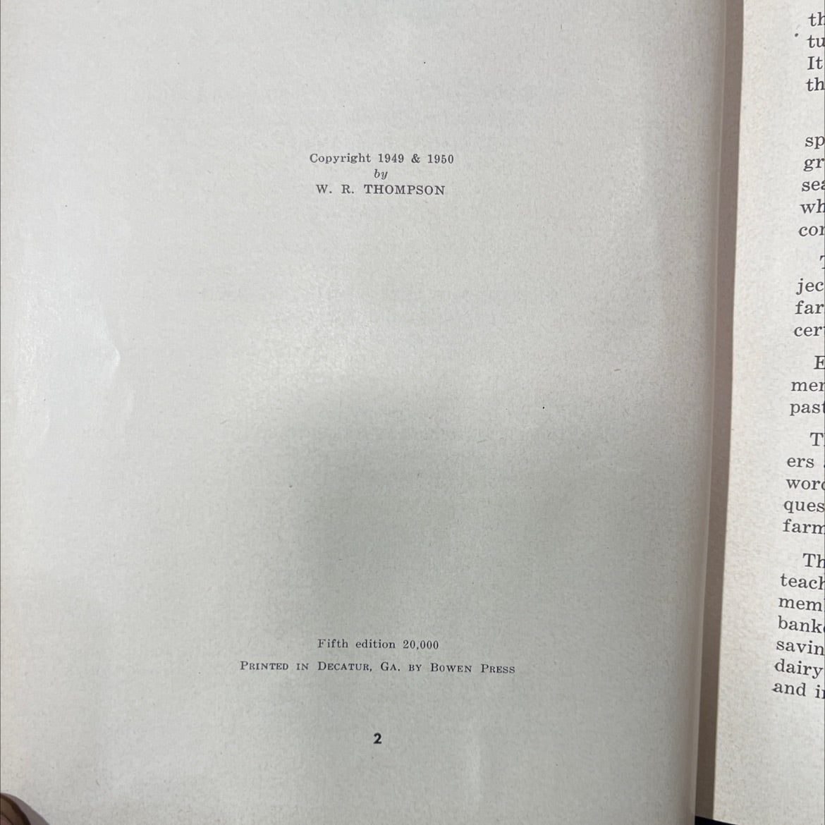the pasture book book, by w. r. thompson, 1950 Hardcover image 3