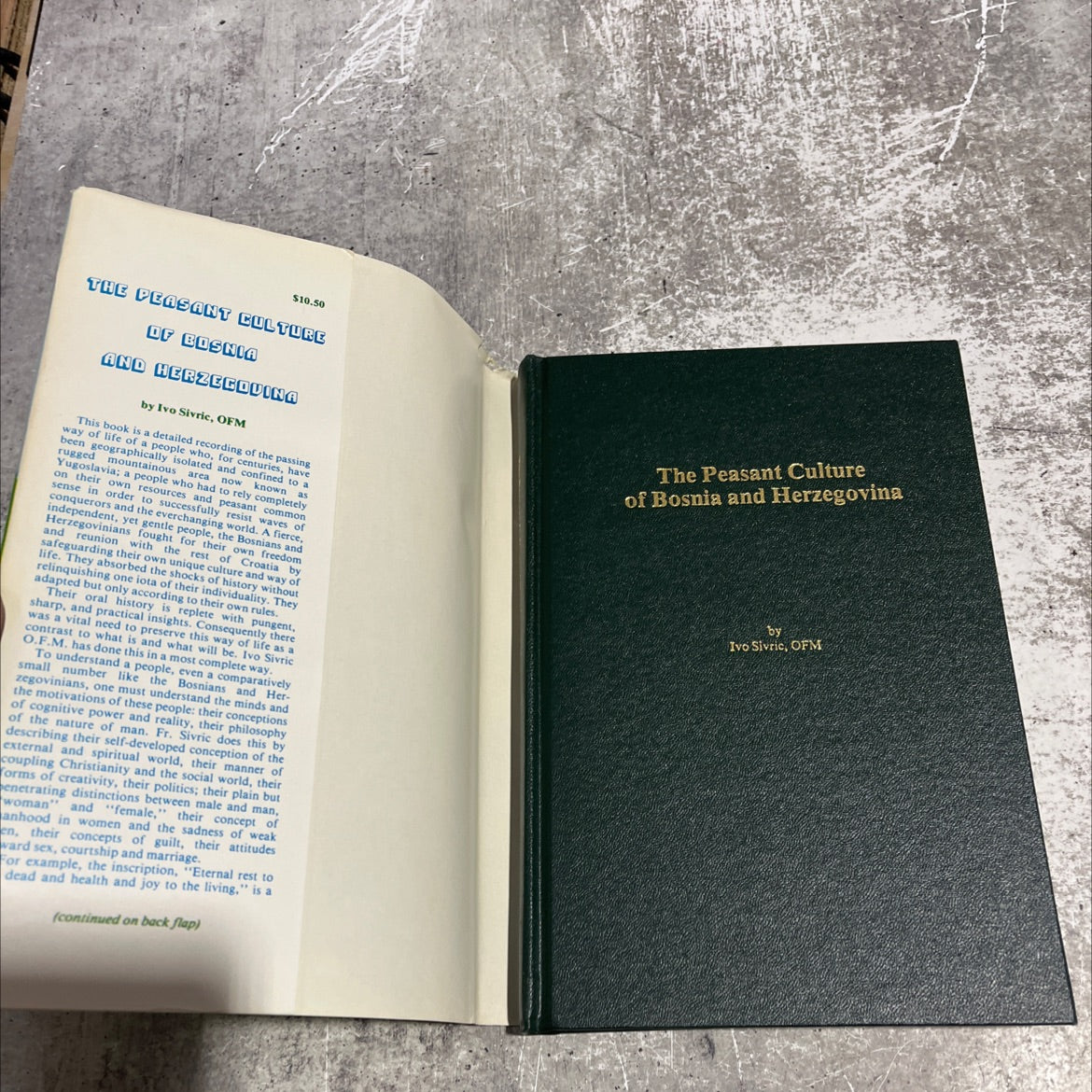 the peasant culture of bosnia and herzegovina book, by ivo sivric, 1982 Hardcover image 4