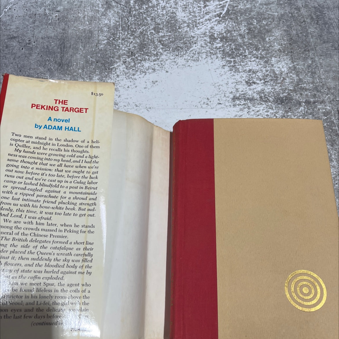 the peking target book, by elleston trevor, 1982 Hardcover image 4