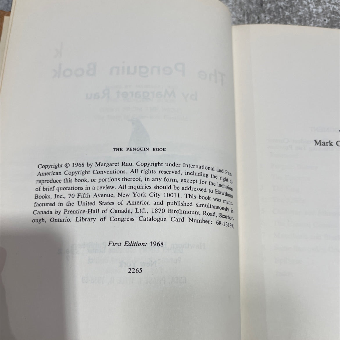 the penguin book book, by Margaret Rau, 1968 Hardcover image 3